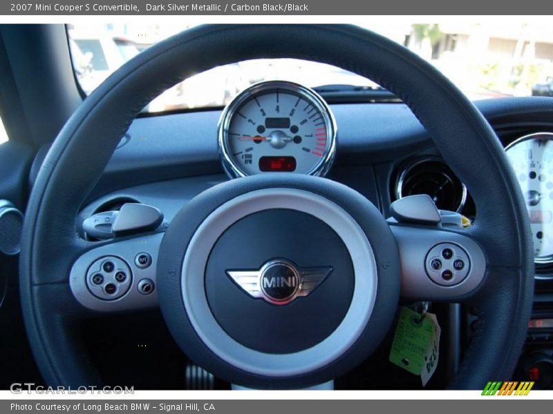Dark Silver Metallic / Carbon Black/Black 2007 Mini Cooper S Convertible