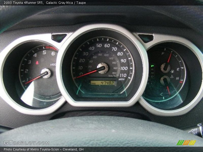 Galactic Gray Mica / Taupe 2003 Toyota 4Runner SR5