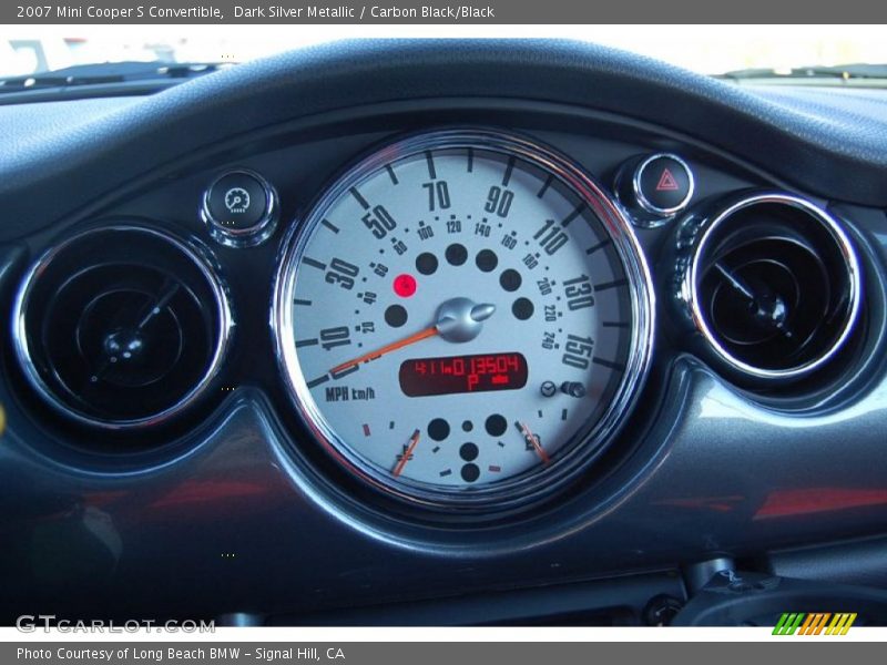 Dark Silver Metallic / Carbon Black/Black 2007 Mini Cooper S Convertible