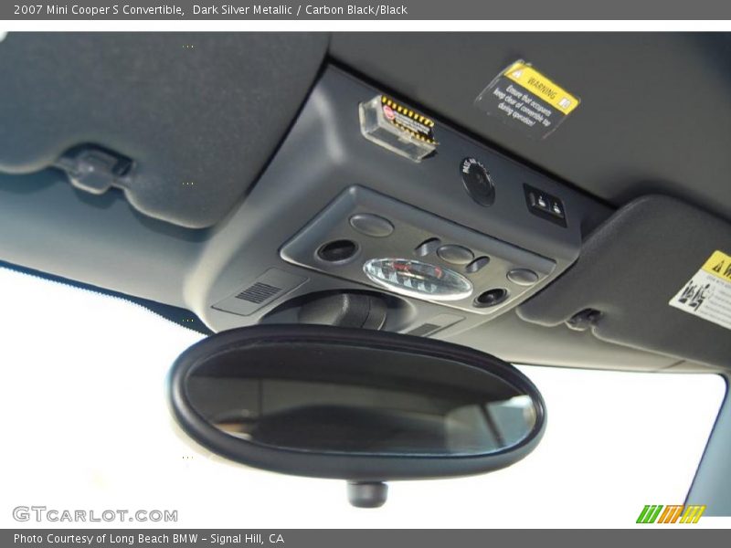 Dark Silver Metallic / Carbon Black/Black 2007 Mini Cooper S Convertible