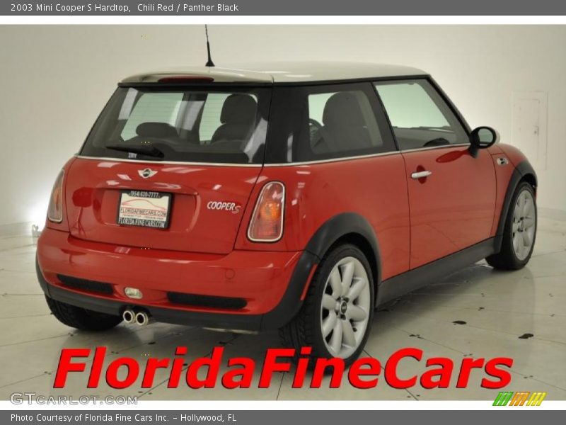 Chili Red / Panther Black 2003 Mini Cooper S Hardtop