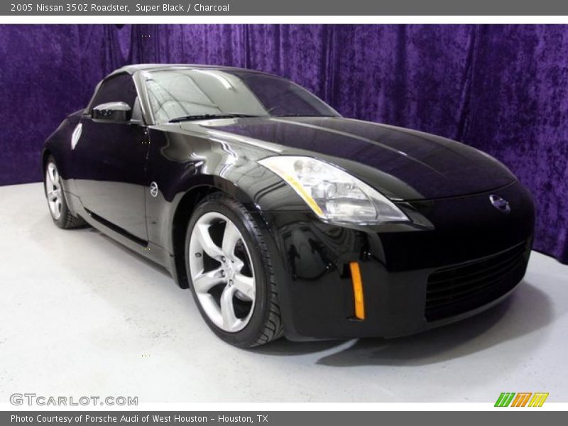 Super Black / Charcoal 2005 Nissan 350Z Roadster