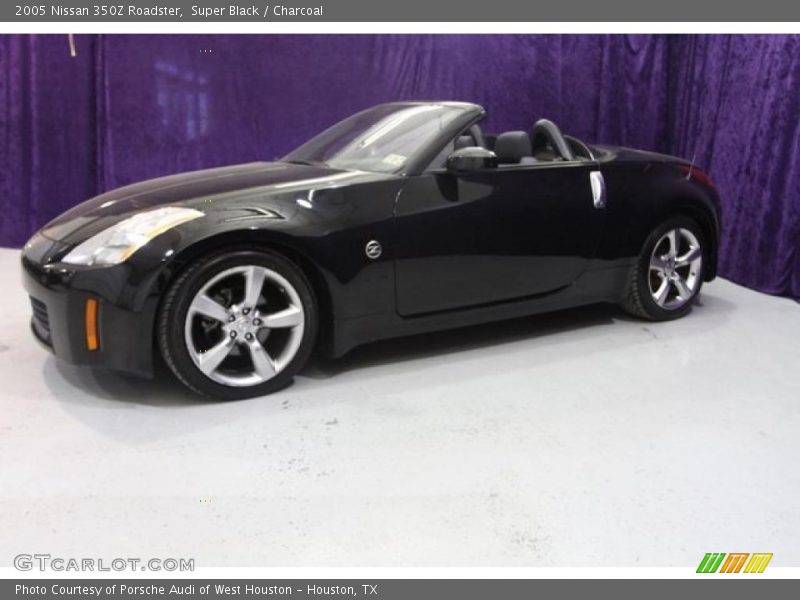 Super Black / Charcoal 2005 Nissan 350Z Roadster