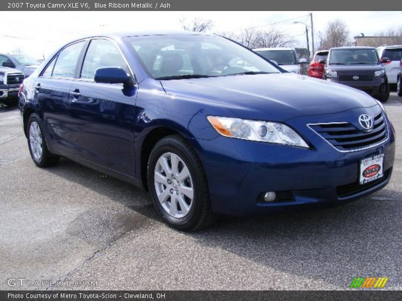 Blue Ribbon Metallic / Ash 2007 Toyota Camry XLE V6