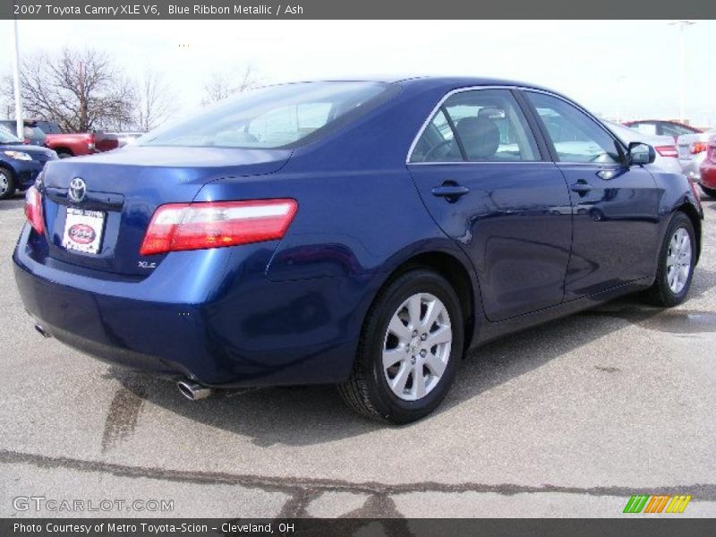 Blue Ribbon Metallic / Ash 2007 Toyota Camry XLE V6