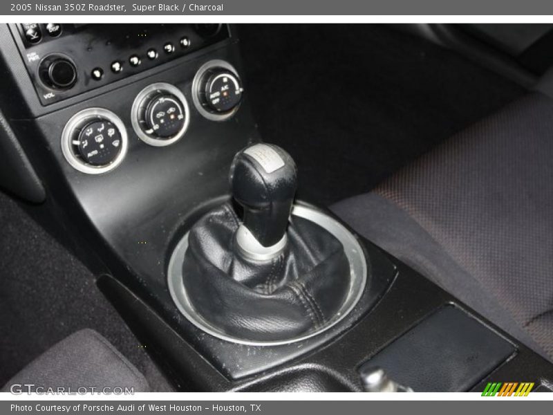 Super Black / Charcoal 2005 Nissan 350Z Roadster
