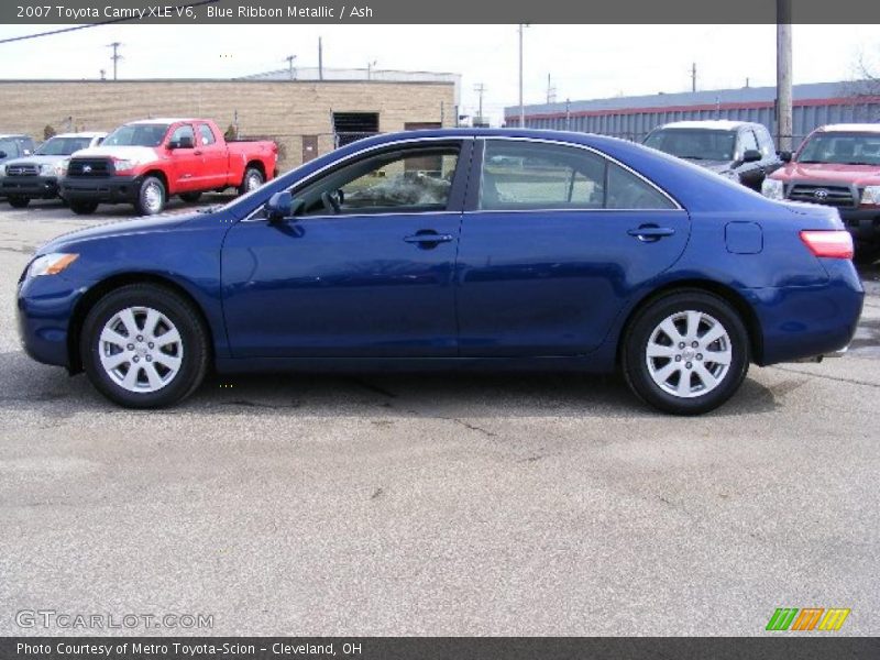Blue Ribbon Metallic / Ash 2007 Toyota Camry XLE V6
