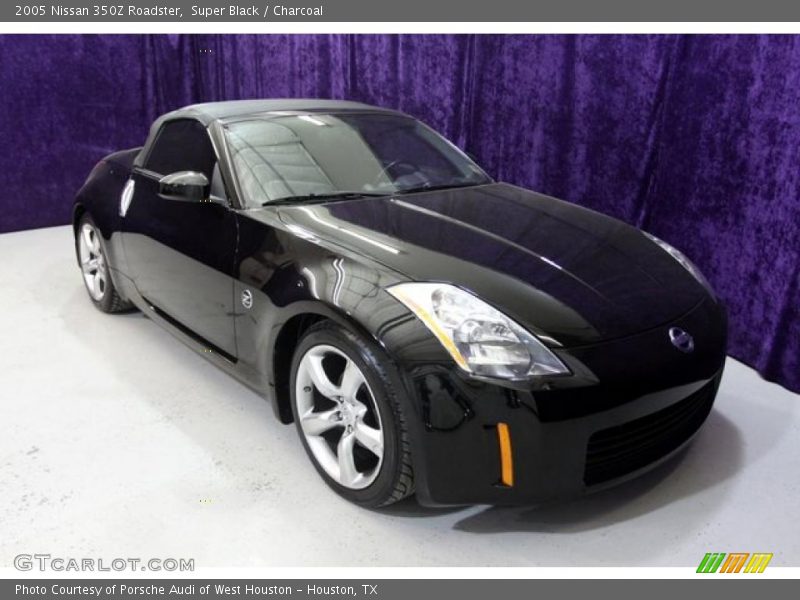 Super Black / Charcoal 2005 Nissan 350Z Roadster