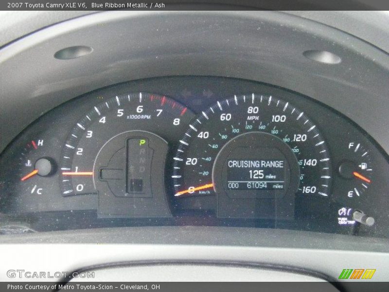 Blue Ribbon Metallic / Ash 2007 Toyota Camry XLE V6