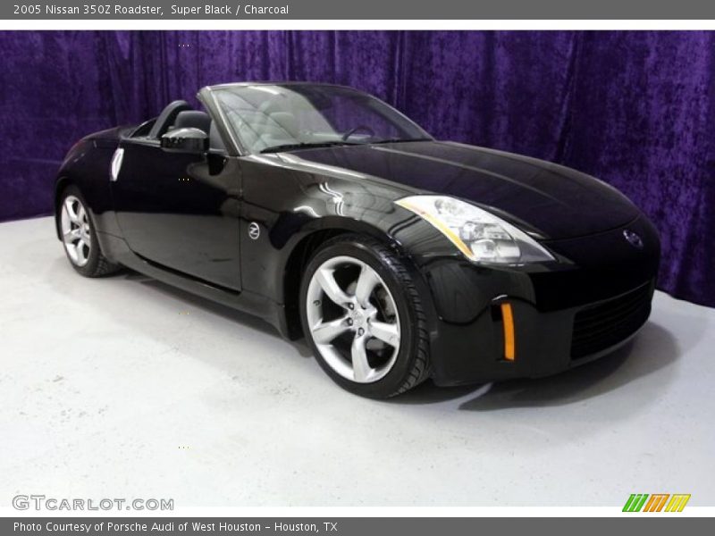 Super Black / Charcoal 2005 Nissan 350Z Roadster