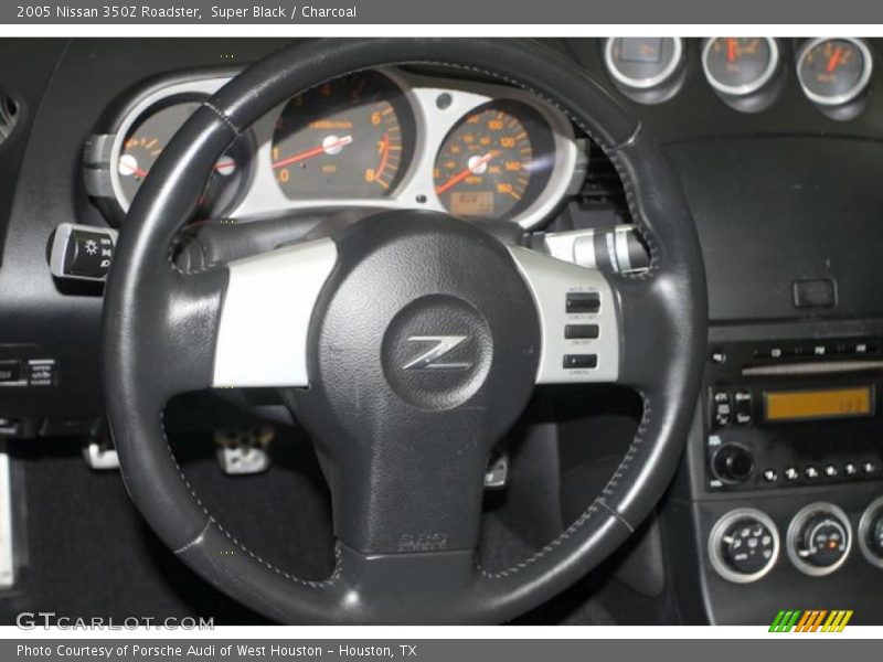 Super Black / Charcoal 2005 Nissan 350Z Roadster