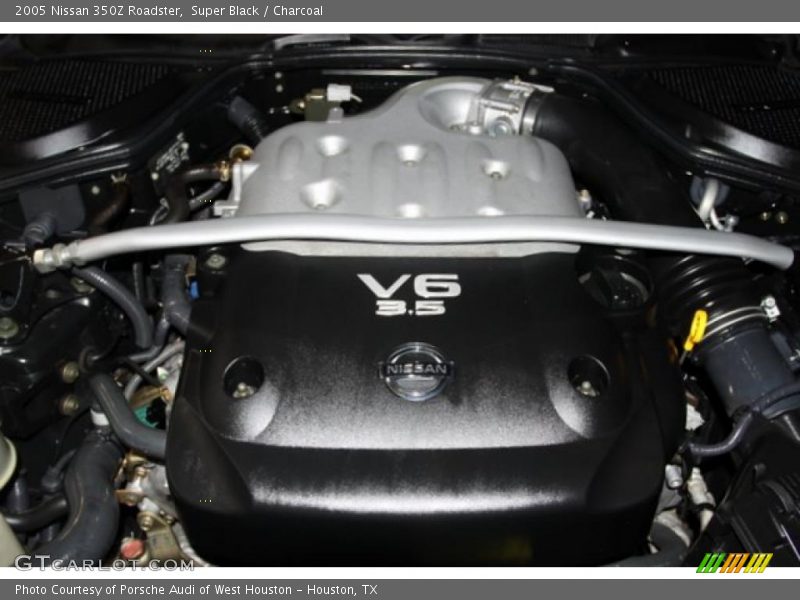 Super Black / Charcoal 2005 Nissan 350Z Roadster