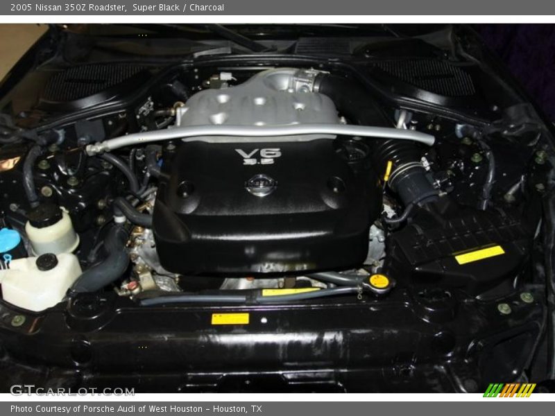 Super Black / Charcoal 2005 Nissan 350Z Roadster