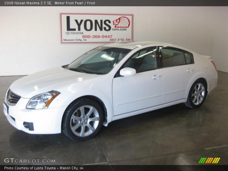 Winter Frost Pearl / Frost 2008 Nissan Maxima 3.5 SE