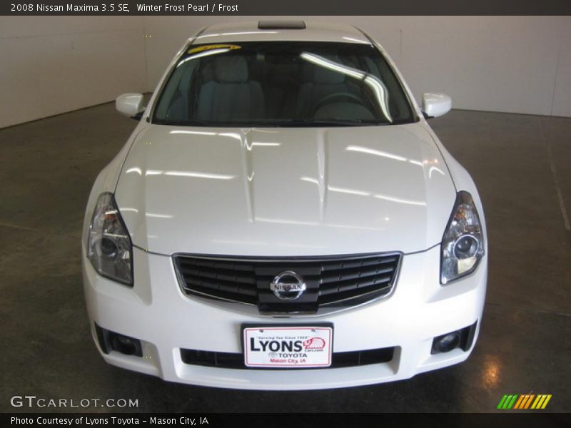 Winter Frost Pearl / Frost 2008 Nissan Maxima 3.5 SE