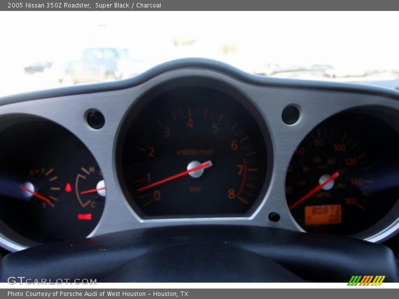 Super Black / Charcoal 2005 Nissan 350Z Roadster