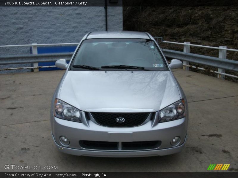 Clear Silver / Gray 2006 Kia Spectra SX Sedan