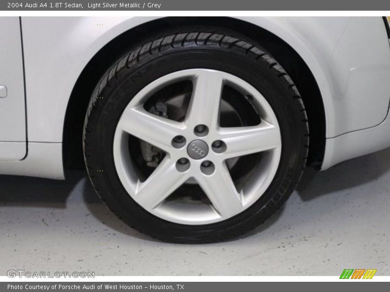 Light Silver Metallic / Grey 2004 Audi A4 1.8T Sedan