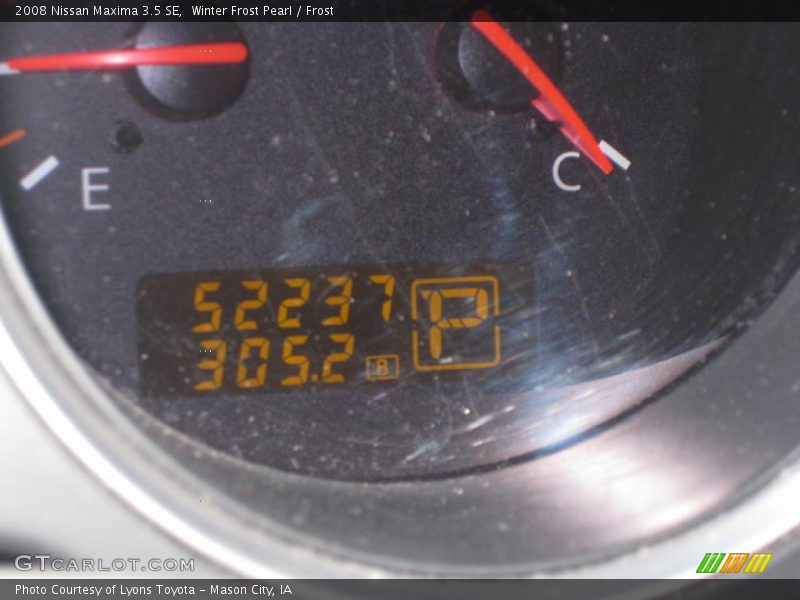 Winter Frost Pearl / Frost 2008 Nissan Maxima 3.5 SE