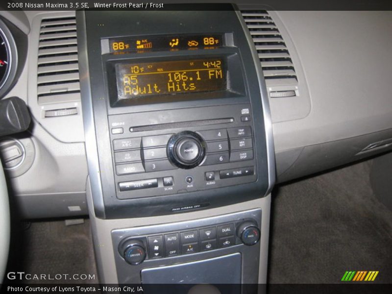 Winter Frost Pearl / Frost 2008 Nissan Maxima 3.5 SE
