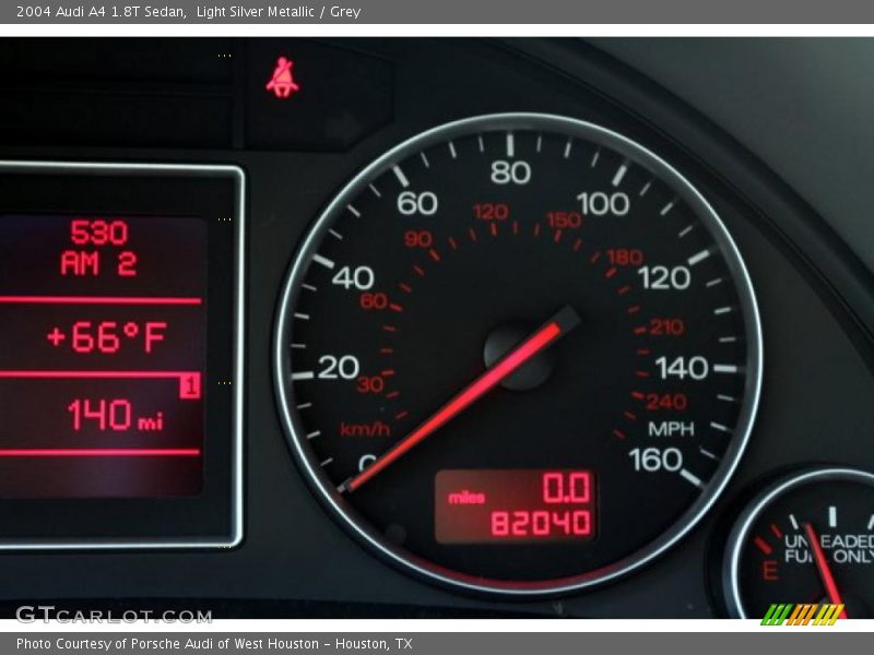 Light Silver Metallic / Grey 2004 Audi A4 1.8T Sedan