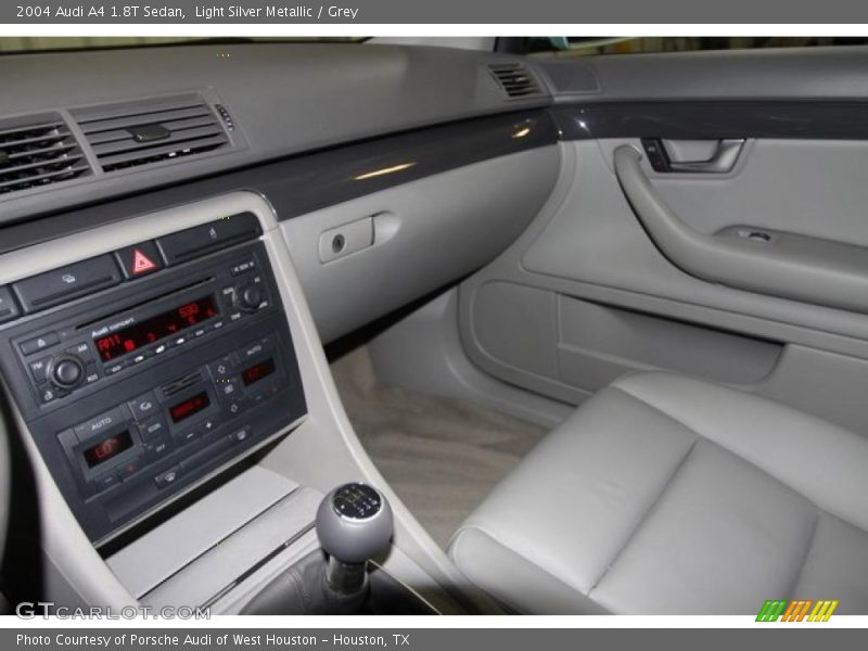Light Silver Metallic / Grey 2004 Audi A4 1.8T Sedan