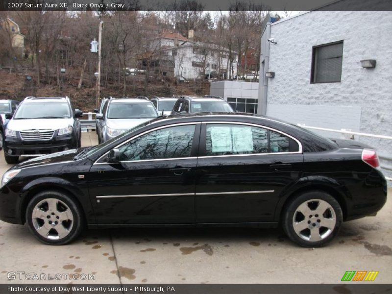 Black Onyx / Gray 2007 Saturn Aura XE
