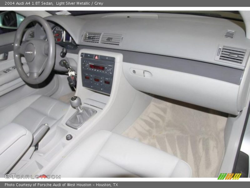 Light Silver Metallic / Grey 2004 Audi A4 1.8T Sedan