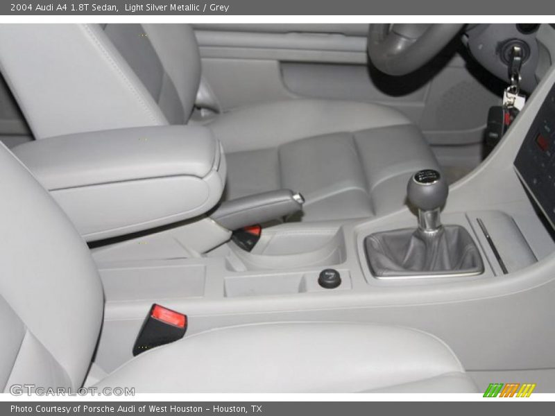 Light Silver Metallic / Grey 2004 Audi A4 1.8T Sedan