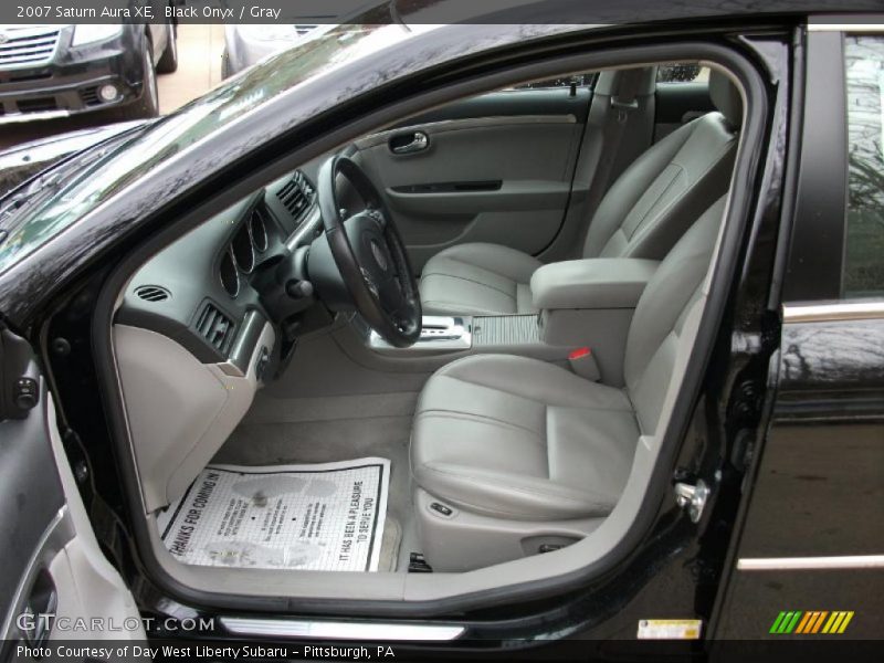 Black Onyx / Gray 2007 Saturn Aura XE