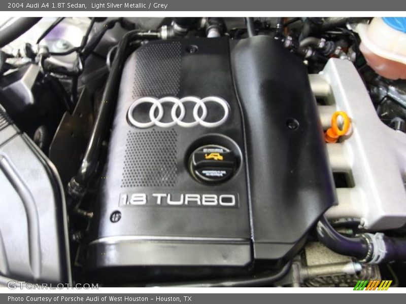 Light Silver Metallic / Grey 2004 Audi A4 1.8T Sedan