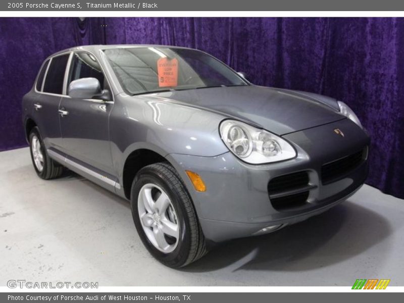 Titanium Metallic / Black 2005 Porsche Cayenne S