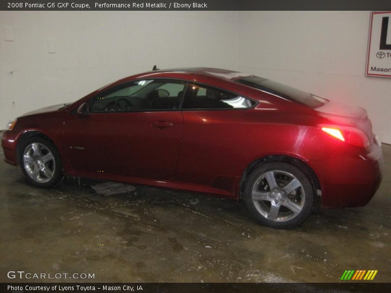 Performance Red Metallic / Ebony Black 2008 Pontiac G6 GXP Coupe