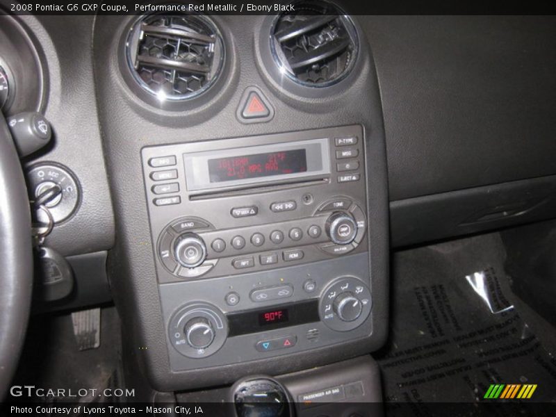 Performance Red Metallic / Ebony Black 2008 Pontiac G6 GXP Coupe