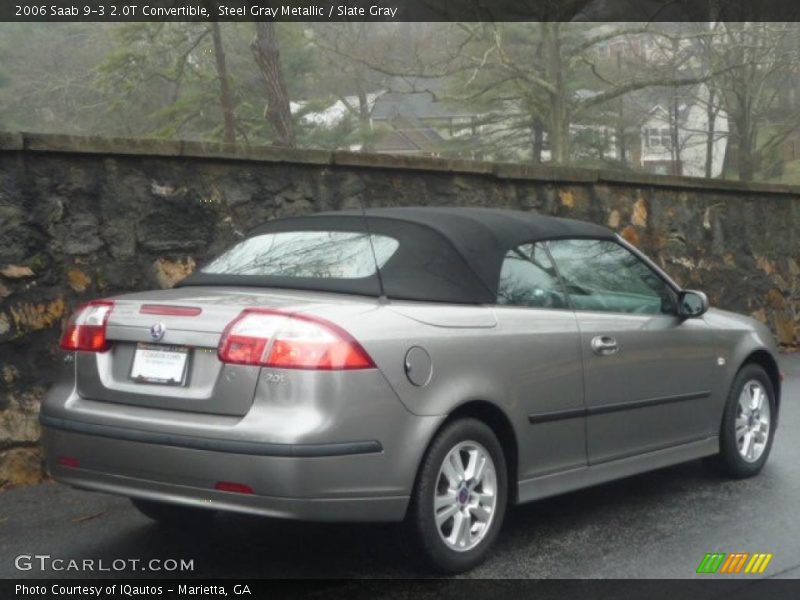 Steel Gray Metallic / Slate Gray 2006 Saab 9-3 2.0T Convertible