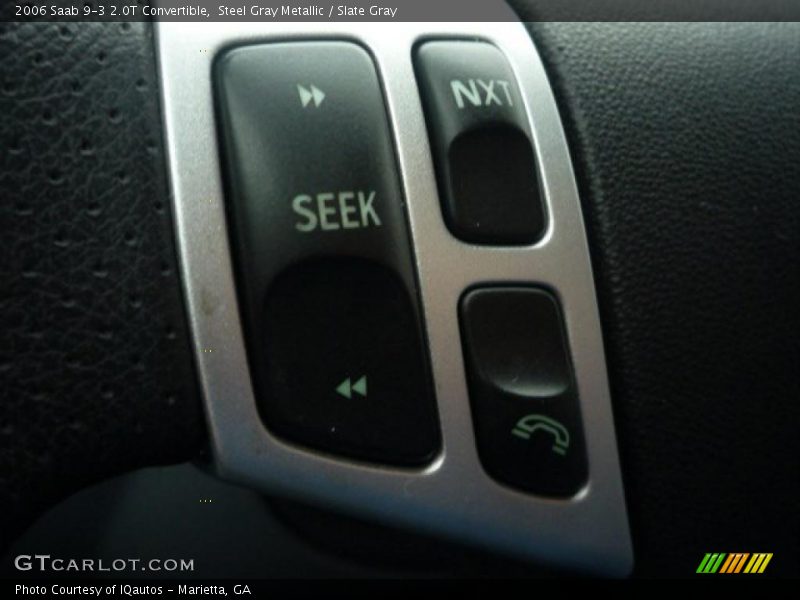 Steel Gray Metallic / Slate Gray 2006 Saab 9-3 2.0T Convertible