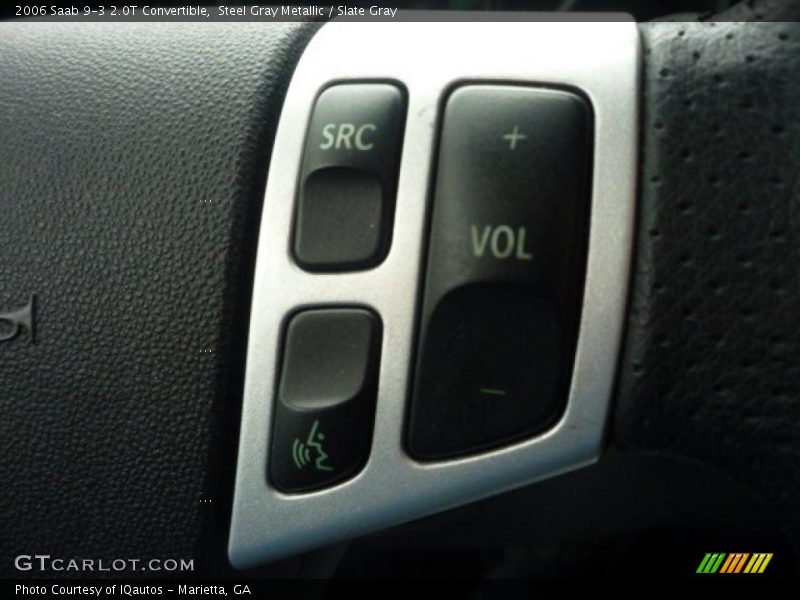 Steel Gray Metallic / Slate Gray 2006 Saab 9-3 2.0T Convertible