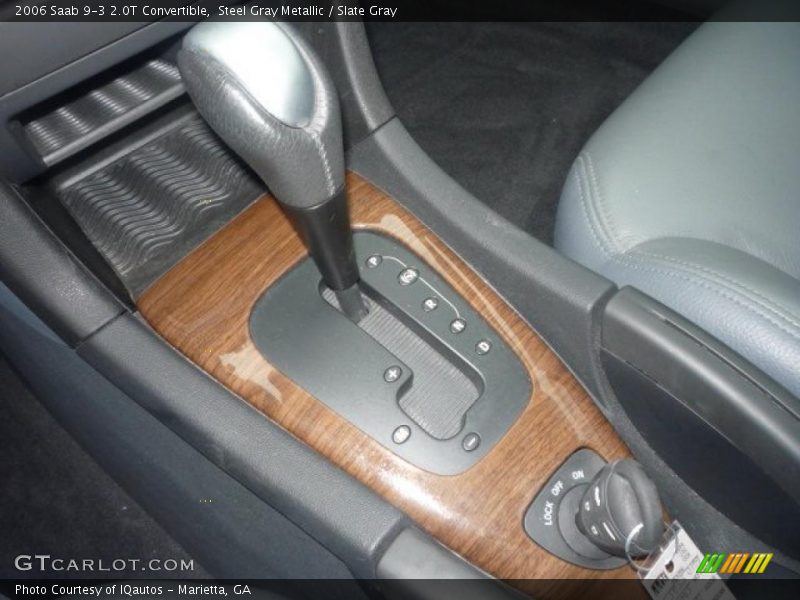 Steel Gray Metallic / Slate Gray 2006 Saab 9-3 2.0T Convertible