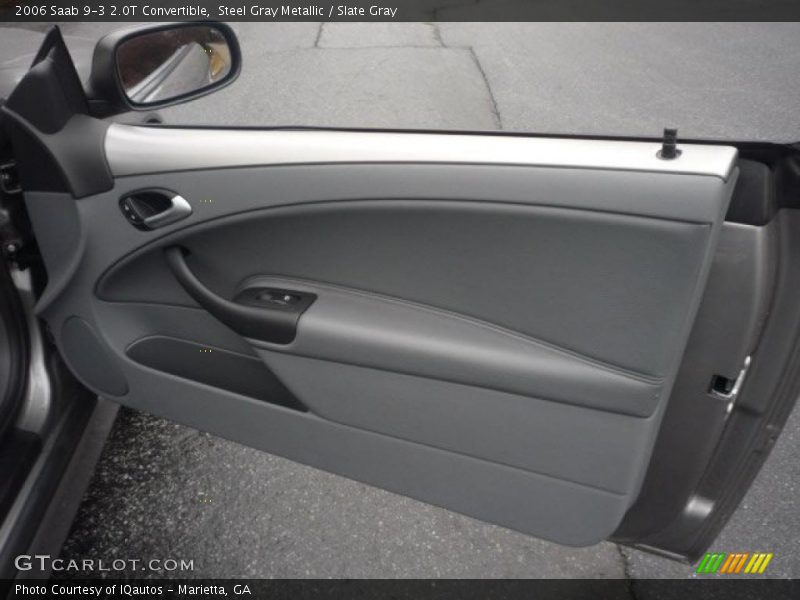 Steel Gray Metallic / Slate Gray 2006 Saab 9-3 2.0T Convertible