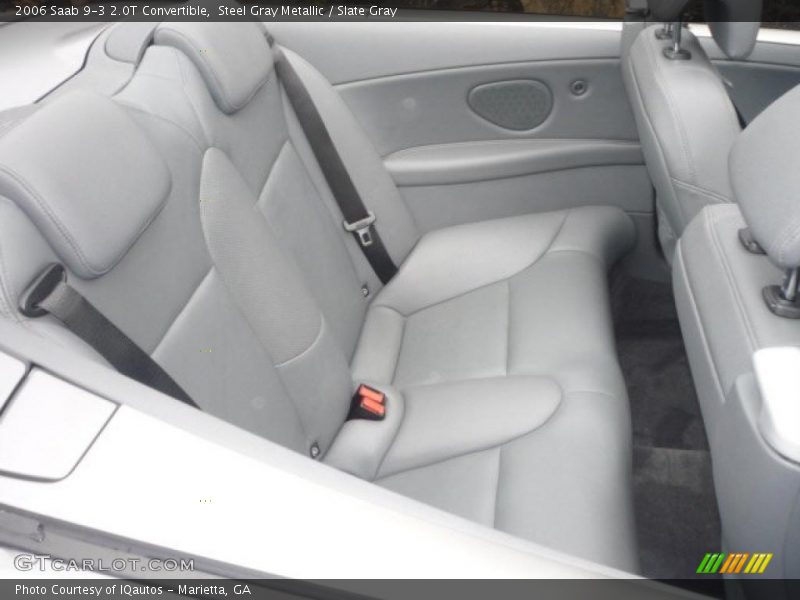 Steel Gray Metallic / Slate Gray 2006 Saab 9-3 2.0T Convertible