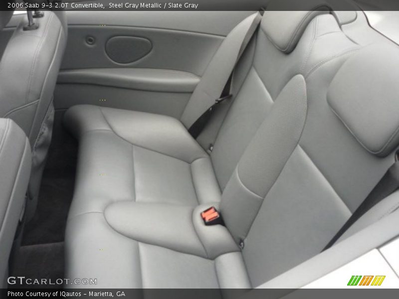 Steel Gray Metallic / Slate Gray 2006 Saab 9-3 2.0T Convertible