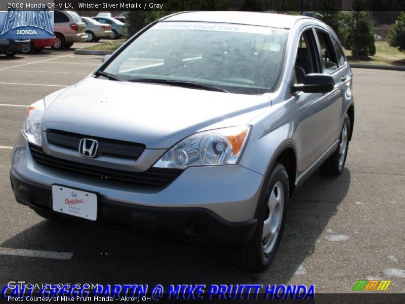 Whistler Silver Metallic / Gray 2008 Honda CR-V LX