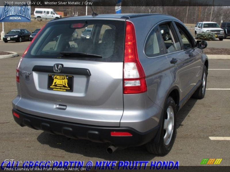Whistler Silver Metallic / Gray 2008 Honda CR-V LX