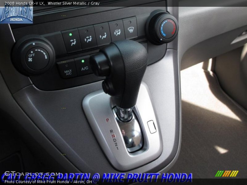 Whistler Silver Metallic / Gray 2008 Honda CR-V LX