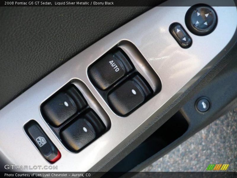Liquid Silver Metallic / Ebony Black 2008 Pontiac G6 GT Sedan