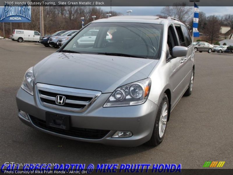 Slate Green Metallic / Black 2006 Honda Odyssey Touring