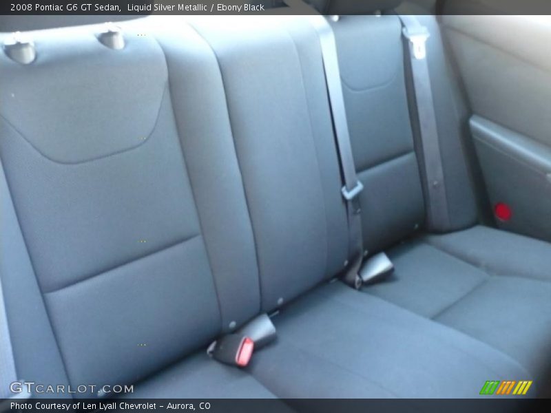 Liquid Silver Metallic / Ebony Black 2008 Pontiac G6 GT Sedan