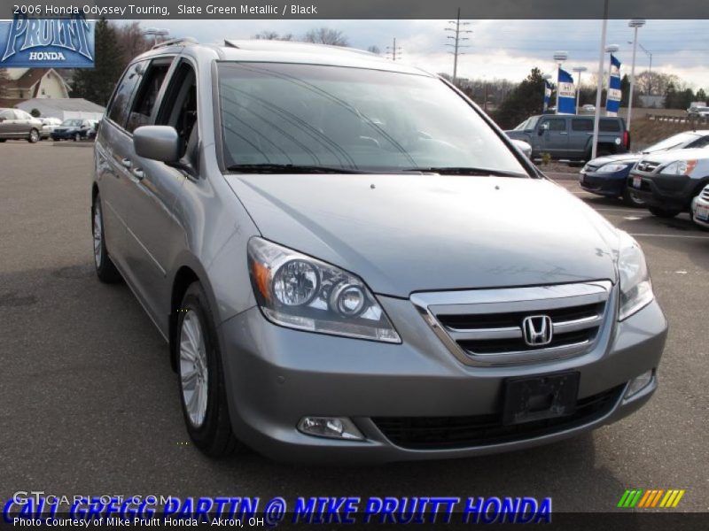 Slate Green Metallic / Black 2006 Honda Odyssey Touring