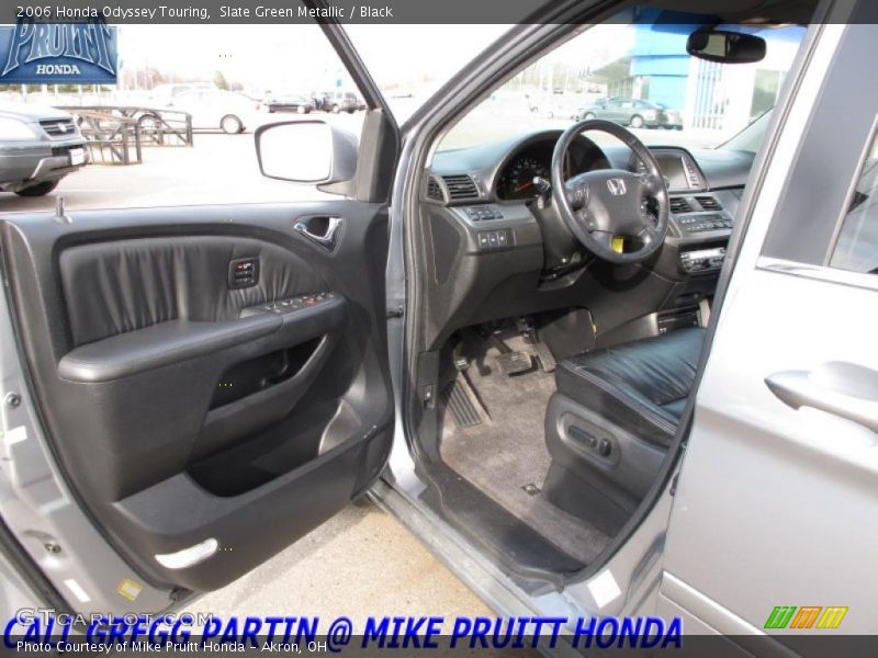 Slate Green Metallic / Black 2006 Honda Odyssey Touring