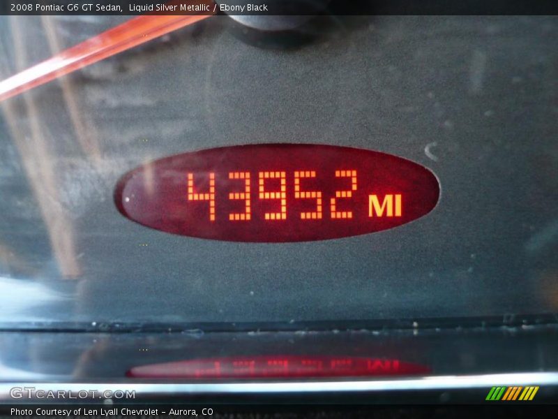 Liquid Silver Metallic / Ebony Black 2008 Pontiac G6 GT Sedan